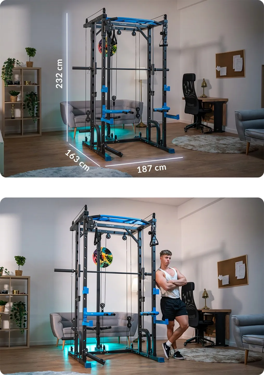 Brama SLIDE – widok z boku