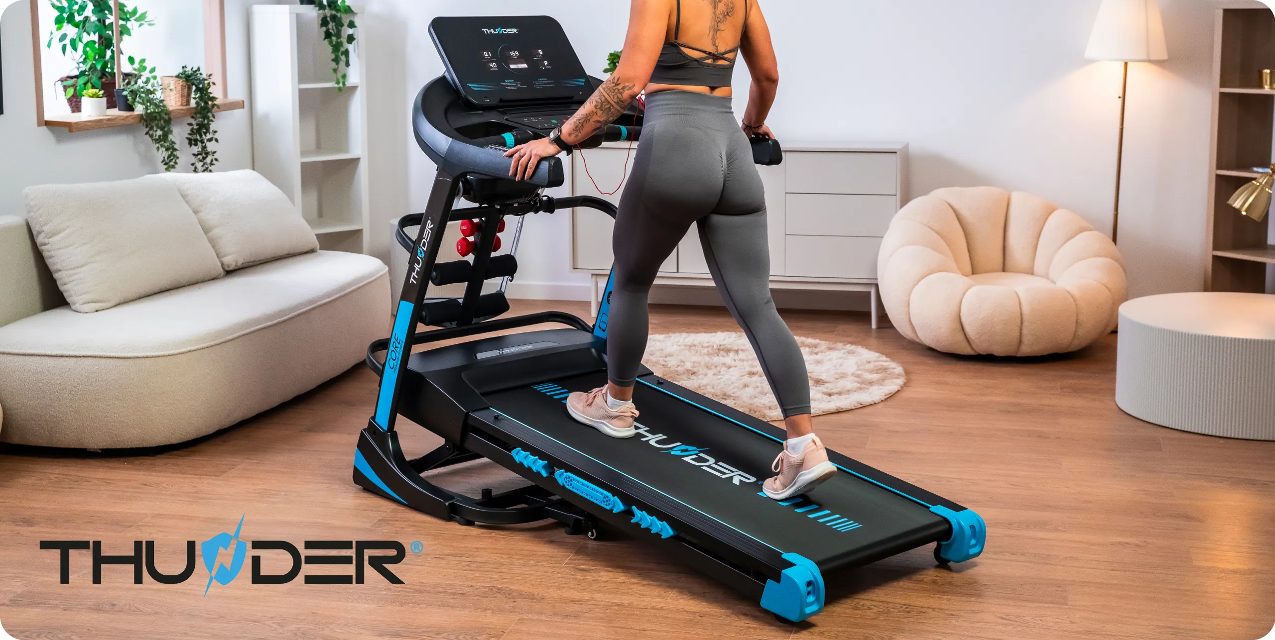 Bieżnia elektryczna THUNDER PHENOM-S-BLACK