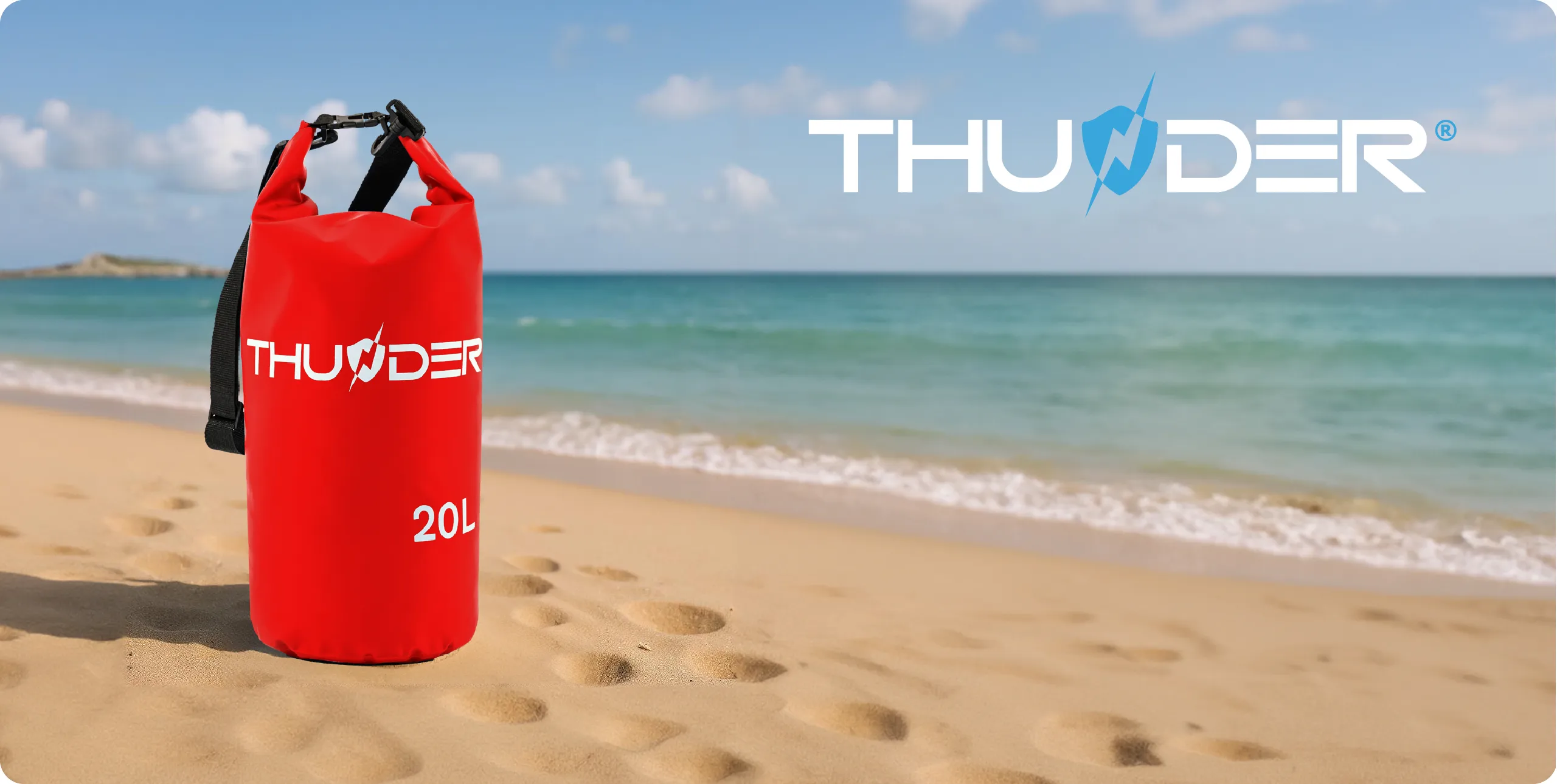 Geantă impermeabilă marca THUNDER 20L
