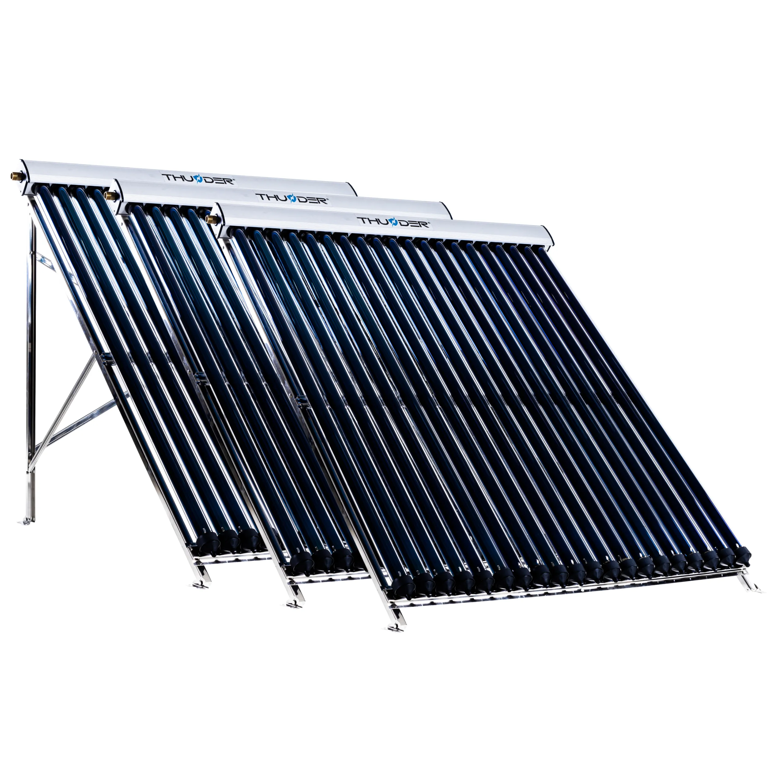 Zestaw solarny z trzema kolektorami próżniowymi 20 sztuk Thunder®