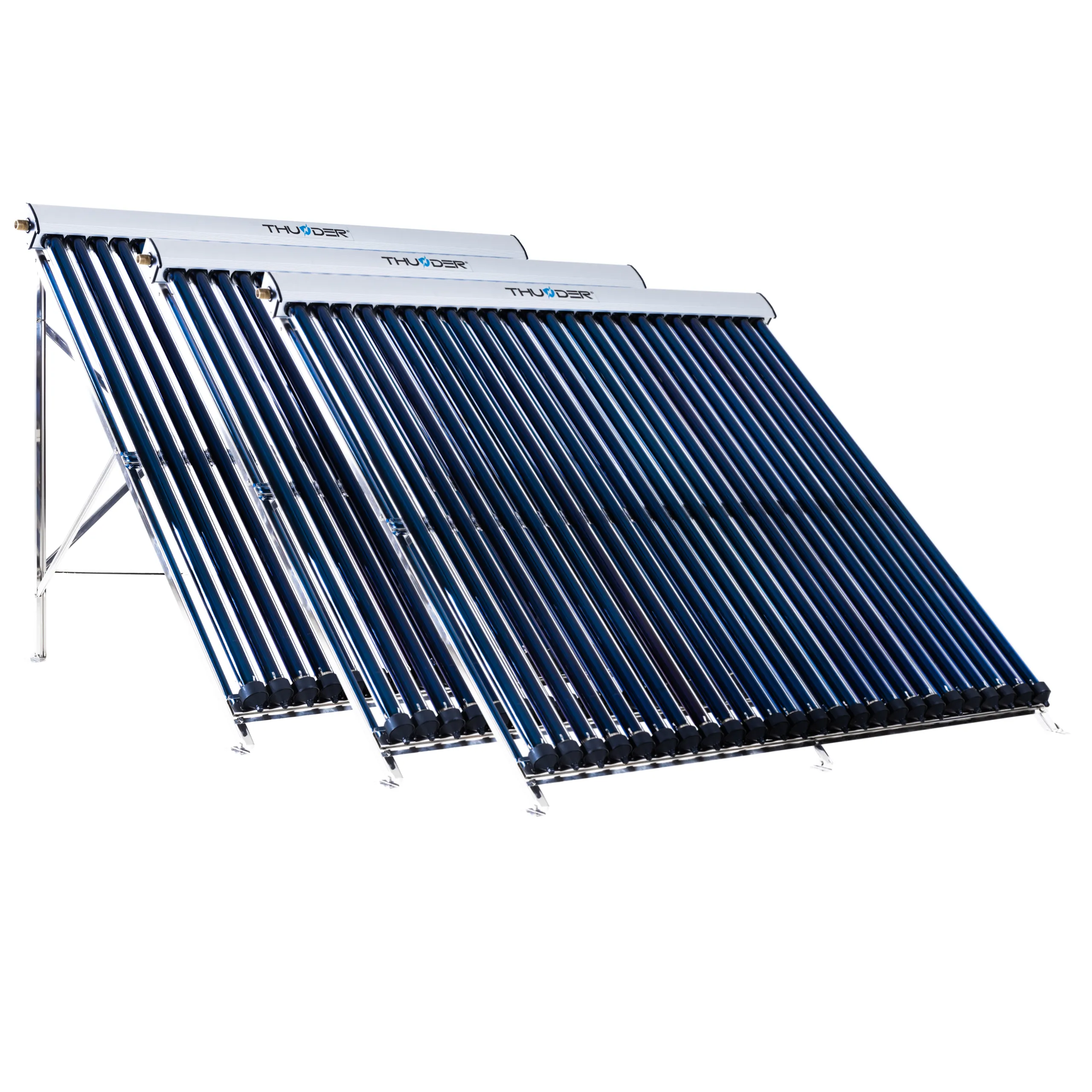 Zestaw solarny z trzema kolektorami próżniowymi 25 sztuk Thunder®