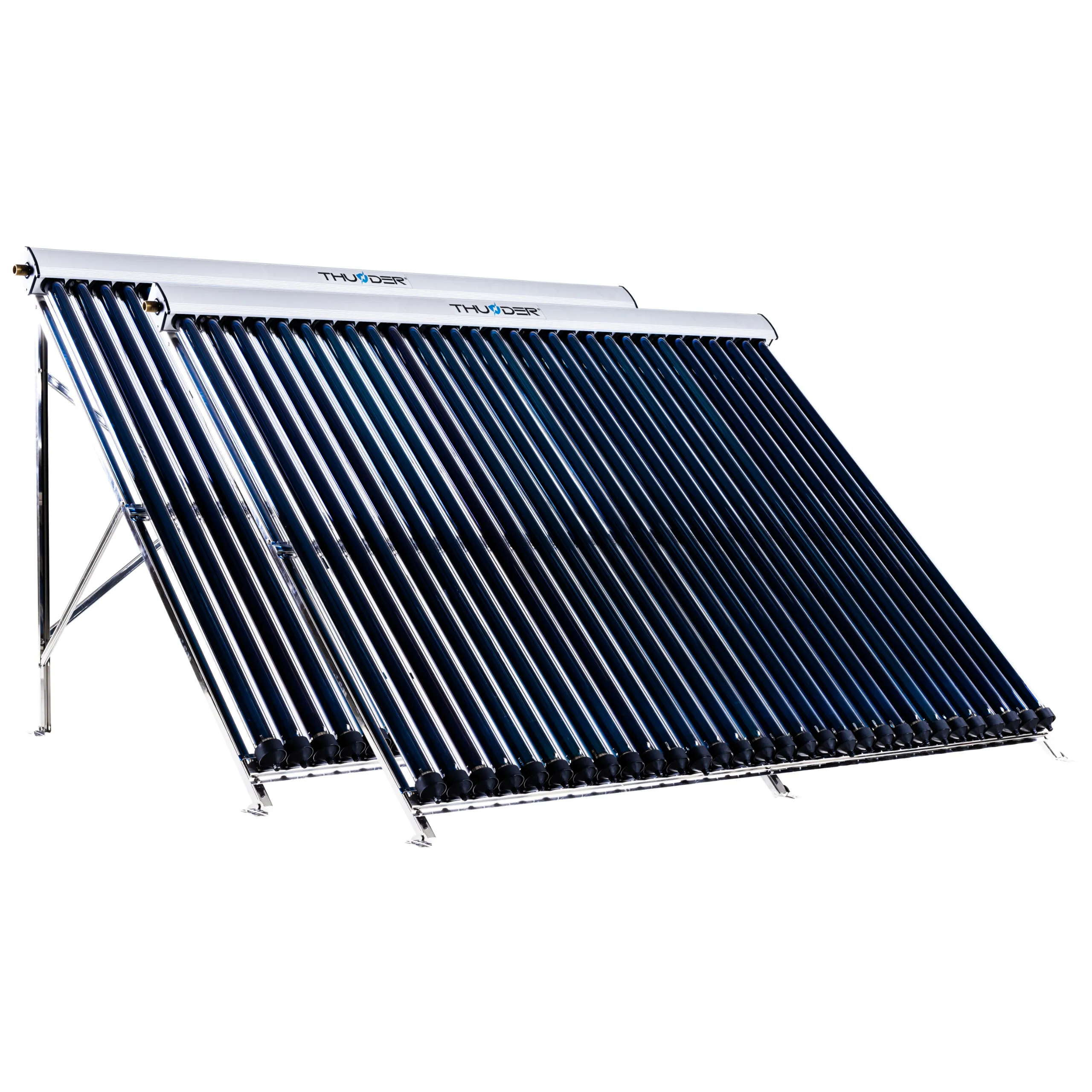Zestaw solarny z dwoma kolektorami próżniowymi 30 sztuk Thunder®