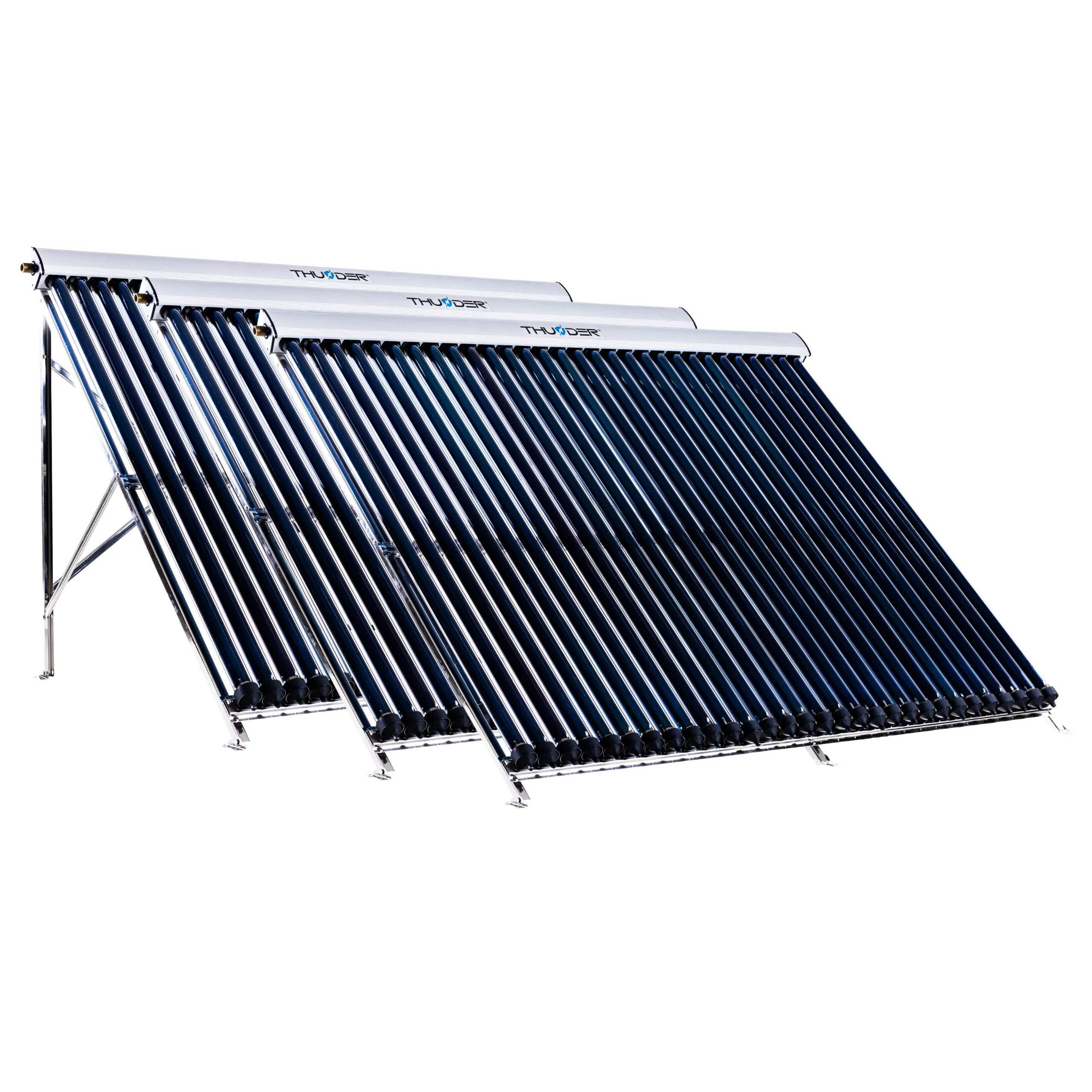 Zestaw solarny z trzema kolektorami próżniowymi 30 sztuk Thunder®