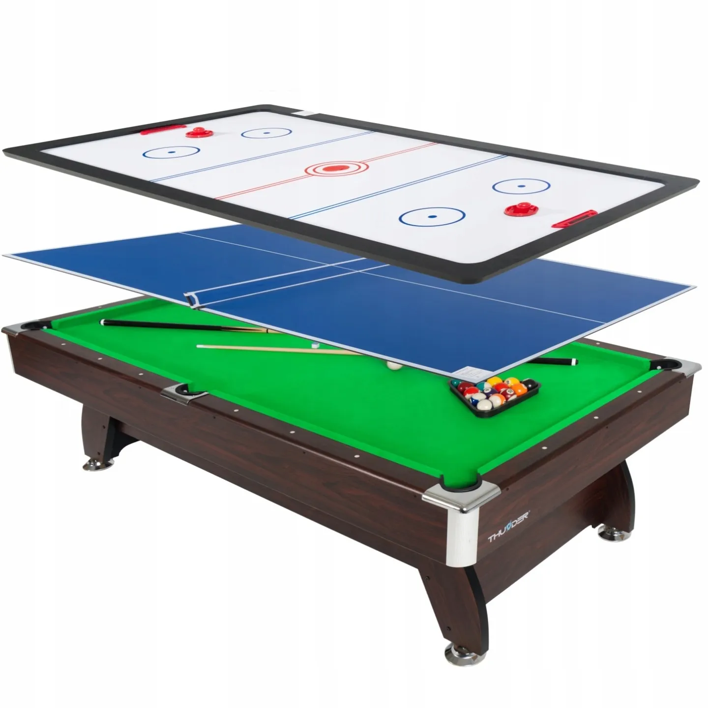 Stół bilardowy BOLD-BLACK-8FT-HOCKEY-PING