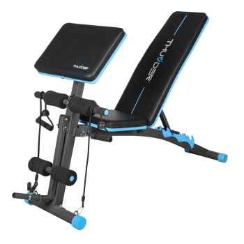 THUNDER FORIA exercise bench with expanders and leg lock