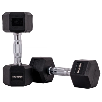 Hexagonal dumbbell THUNDER 7.5 kg