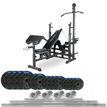 Bodybuilding set with bench VIGOR-C 120 KG by THUNDER