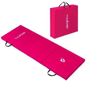 Gymnastic mat pink 180x60x5 THUNDER