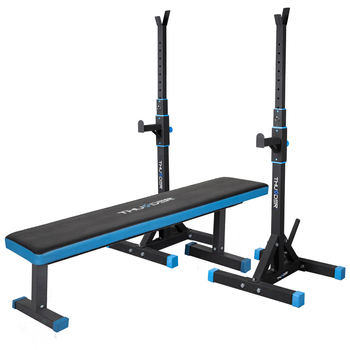 Bodybuilding set with FREELY bench and PRESA stand