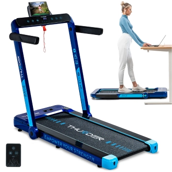 THUNDER RACE-BLUE electric treadmill