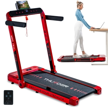 THUNDER RACE-RED electric treadmill