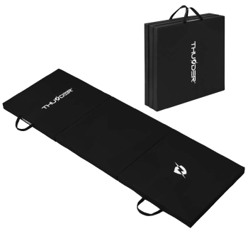 Gymnastic mat black 180x60x4 THUNDER