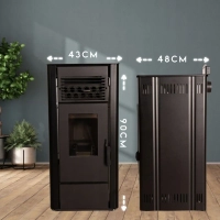 Piec na pellet SOPHIA BLACK 8,1 kW