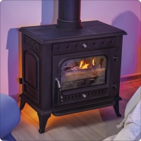 HELIOS 10 kW cast iron wood stove