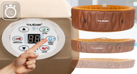 THUNDER MOCHA Inflatable Garden Jacuzzi