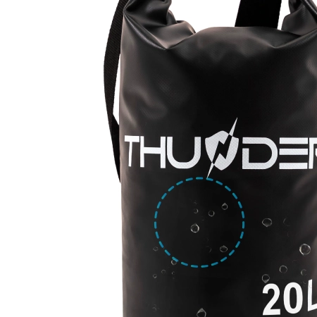 Geantă impermeabilă 20 L THUNDER negru
