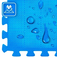 Blue and grey exercise puzzles THUNDER 60x60x1cm