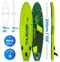 DESKA SUP 320CM THUNDER CYBER - OUTLET STAN DOBRY 