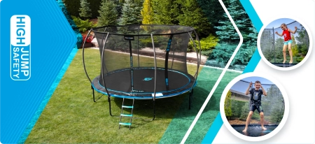 Trampolina THUNDER INSIDE ULTRA 8FT (244cm) BLUE