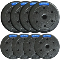 Zestaw obciążeń bitumicznych marki THUNDER 4x 2,5 kg + 4x 5 kg