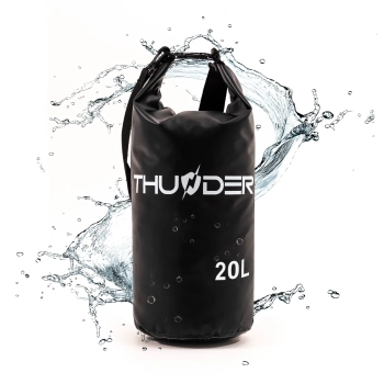 Geantă impermeabilă 20 L THUNDER negru