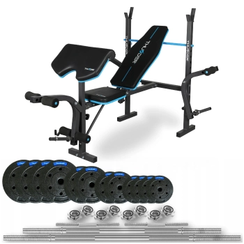 Zestaw kulturystyczny 105 KG z ławką VIGOR-A marki THUNDER