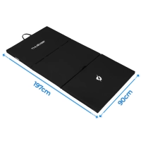 Gymnastic mat black 197x100x5 THUNDER