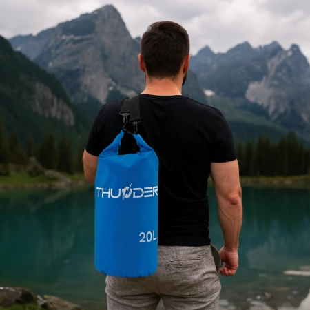 Worek wodoodporny 20 L THUNDER niebieski