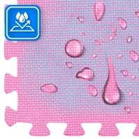 Puzzle do ćwiczeń różowo-szare 60x60cm THUNDER
