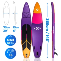 Deska SUP 365cm THUNDER SHARPE