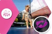 Trampolina THUNDER INSIDE ULTRA 10FT (305 cm) PINK