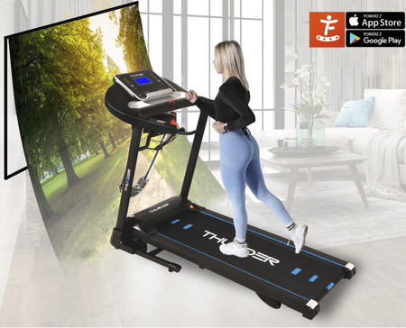 BIEŻNIA ELEKTRYCZNA THUNDER RAPID-DS-BLACK - OUTLET STAN DOBRY