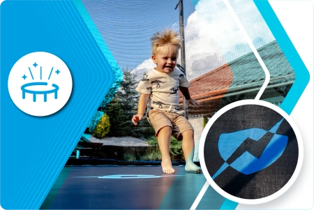 Trampolina THUNDER INSIDE ULTRA 16FT (488 cm) BLUE