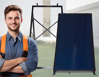 Flat plate solar collector 2,5m by THUNDER 