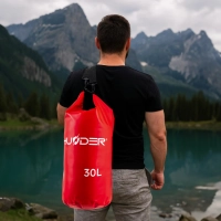 Geantă impermeabilă 30 L THUNDER roșu