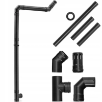 Piec na pellet VAYNE BLACK 12 kW z płaszczem wodnym