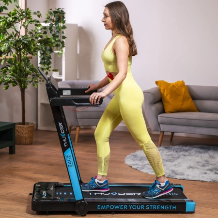 THUNDER RACE-BLACK electric treadmill