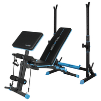 Bodybuilding set with FORIA bench and CARMI stand
