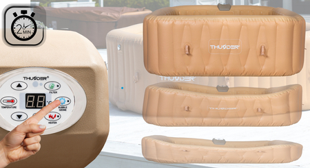THUNDER FRAPPE Inflatable Garden Jacuzzi