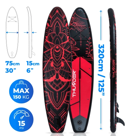 SUP board 320cm THUNDER MOTH