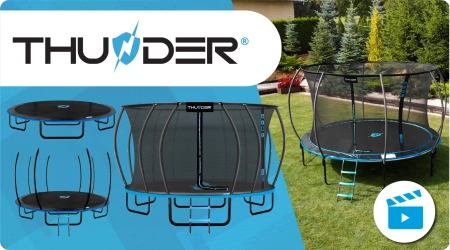 Trampolina THUNDER INSIDE ULTRA 16FT (488 cm) BLUE