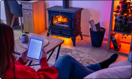 Piec żeliwny na drewno WESTA 17 kW