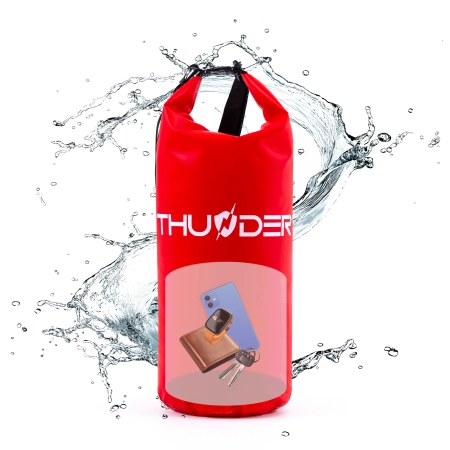 Geantă impermeabilă 30 L THUNDER roșu