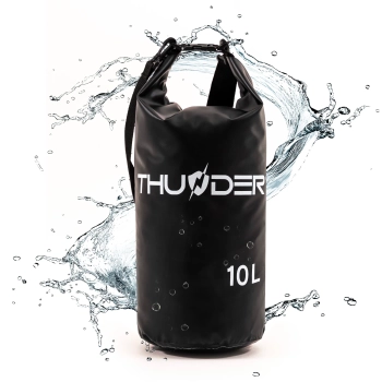 Geantă impermeabilă 10 L THUNDER negru