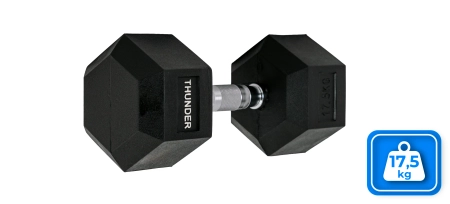 Hantla hexagonalna 17,5 kg THUNDER