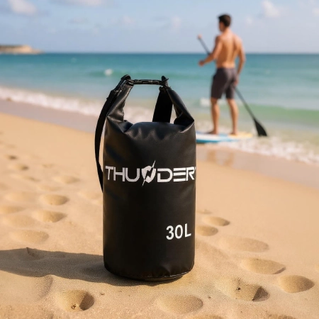 Geantă impermeabilă 30 L THUNDER negru