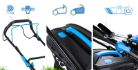 Hexwelt petrol lawnmower HW-KS-150 46cm 2,6kW with drive