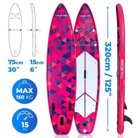 Deska SUP 320cm THUNDER VOLCA
