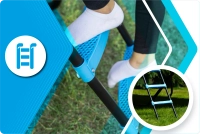 Trampolina THUNDER INSIDE ULTRA 16FT (488 cm) BLUE