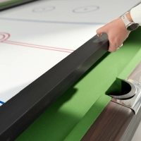 THUNDER billiard table with cymbergay/ping pong overlay 9FT - BOLD-BROWN